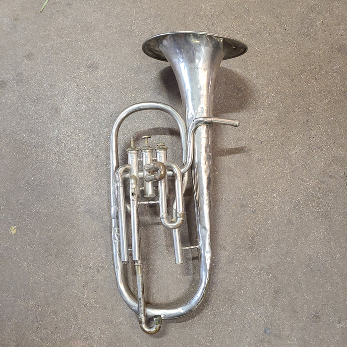 AS IS SILVER MUSICAL INSTRUMENT HORN