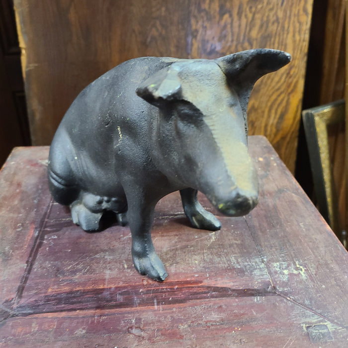 CAST IRON LARGE PIG BANK