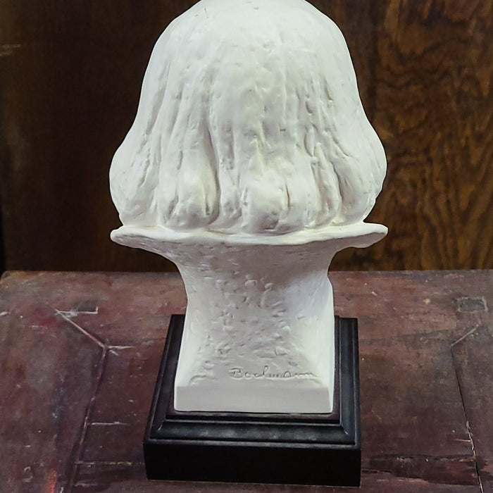 LARGE PLASTER BUST OF SHAKESPEARE MARKED GOEBEL'S COMPANY