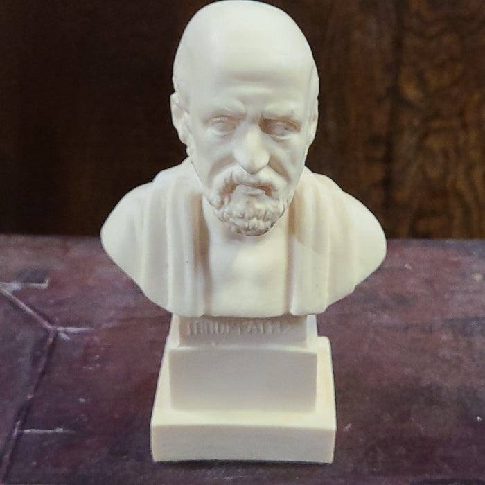 SMALL BUST OF BEARDED MAN