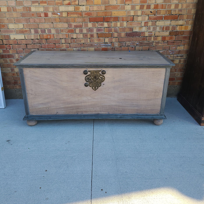 HUGE FAUX INDIAN TRUNK OR COFFER