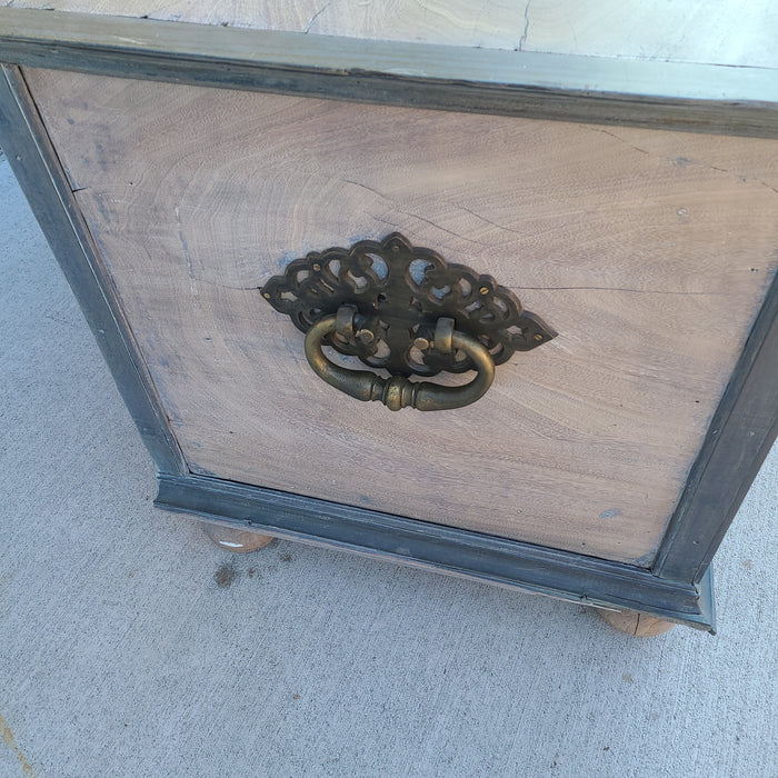 HUGE FAUX INDIAN TRUNK OR COFFER