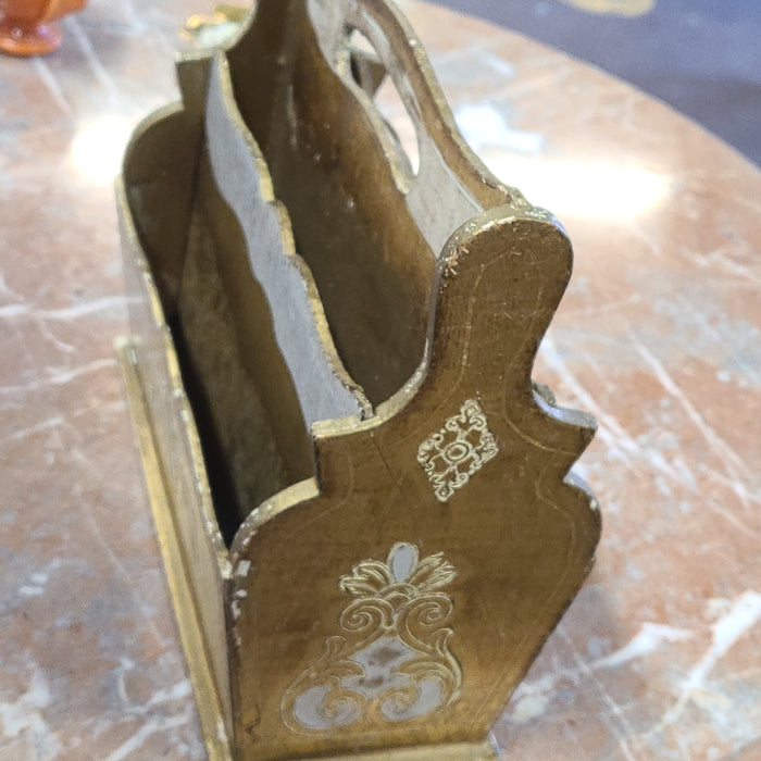 FLORENTINE LETTER HOLDER