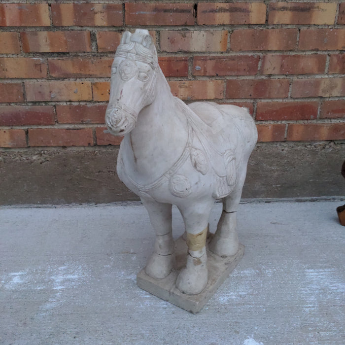 MARBLE TANG STYLE HORSE AS FOUND