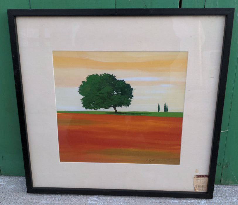 FRAMED SIGNED A NUMBERED PRINT