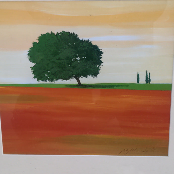 FRAMED SIGNED A NUMBERED PRINT