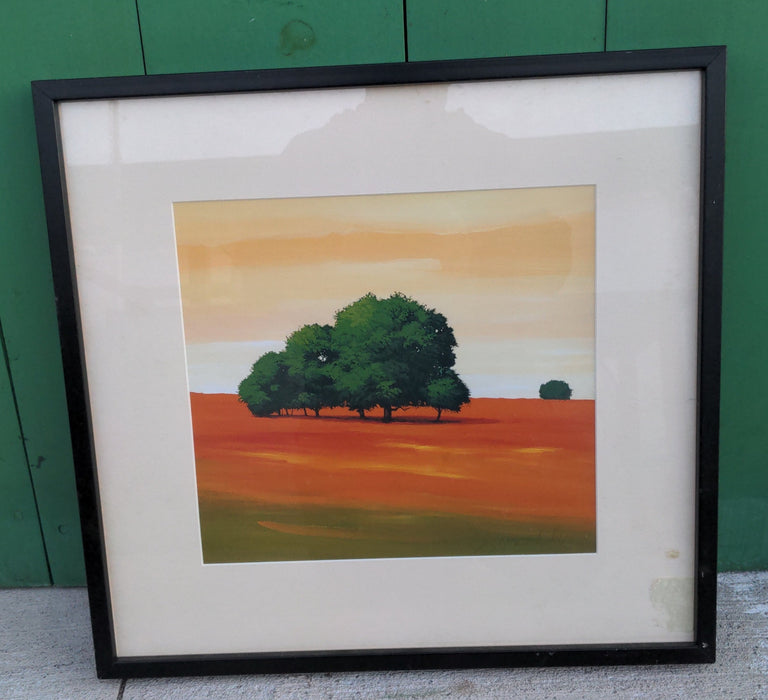 FRAMED SIGNED A NUMBERED PRINT
