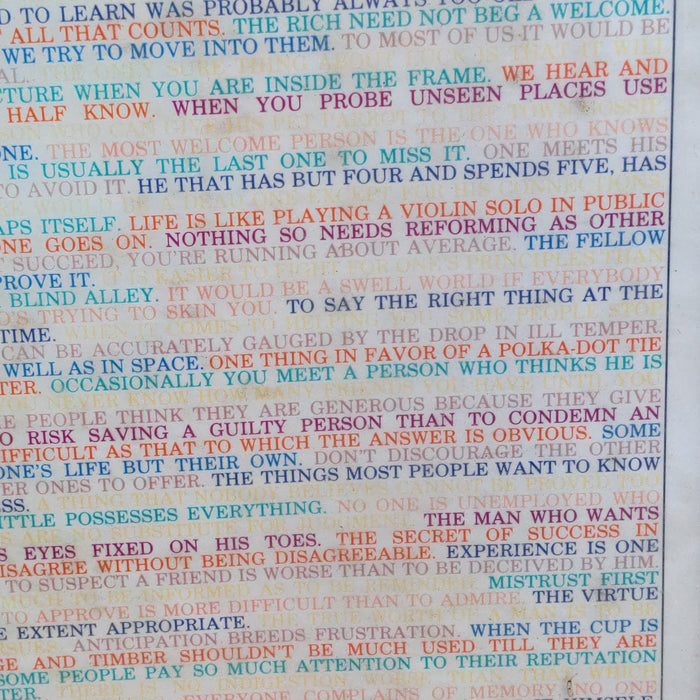 FRAMED SAYINGS AND PHRASES