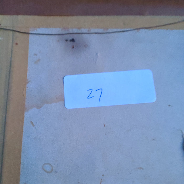 HORIZONTAL CLASSICAL PRINT AS FOUND