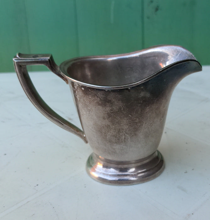 TINY 4-OZ SILVER PLATE CREAMER