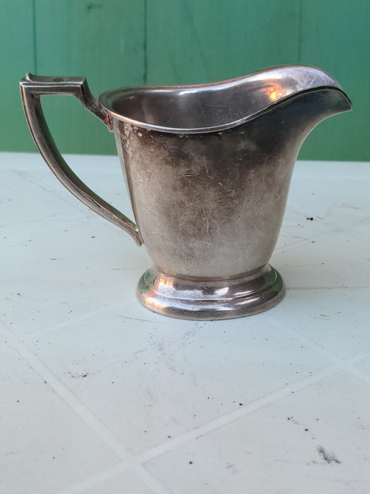 TINY 4-OZ SILVER PLATE CREAMER