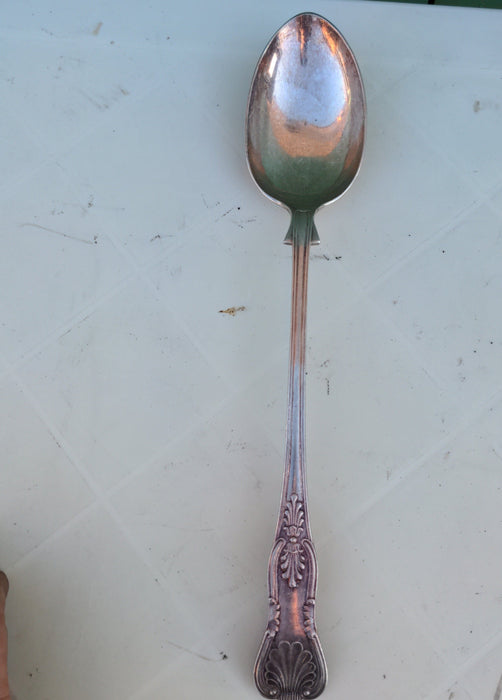 LARGE SILVER PLATE SERVING SPOON