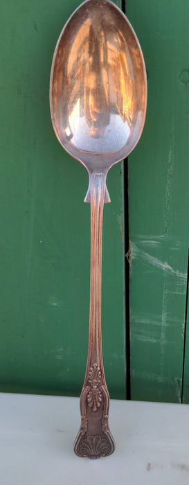 LARGE SILVER PLATE SERVING SPOON