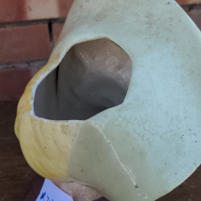 GLAZED HEAD VASE-LADY IN BONNET