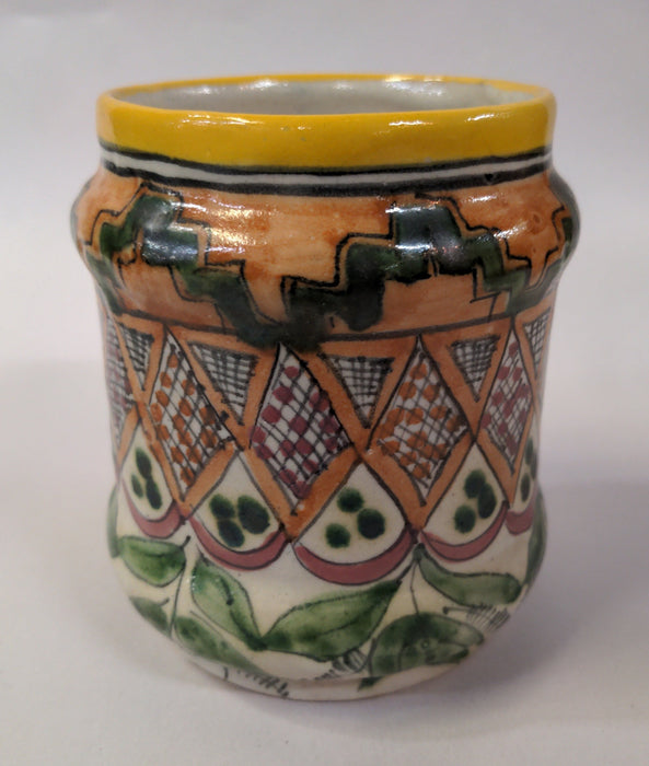 MEXICAN POTTERY LOW VASE