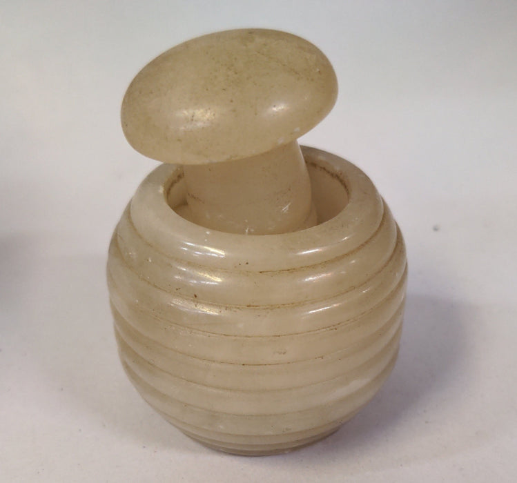TINY MARBLE MORTAR AND PESTLE