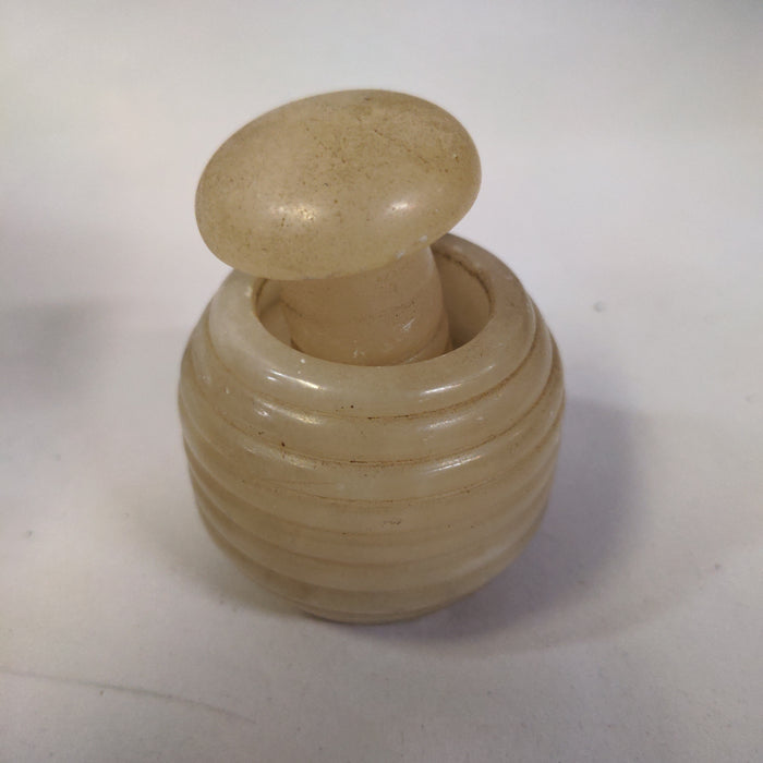 TINY MARBLE MORTAR AND PESTLE