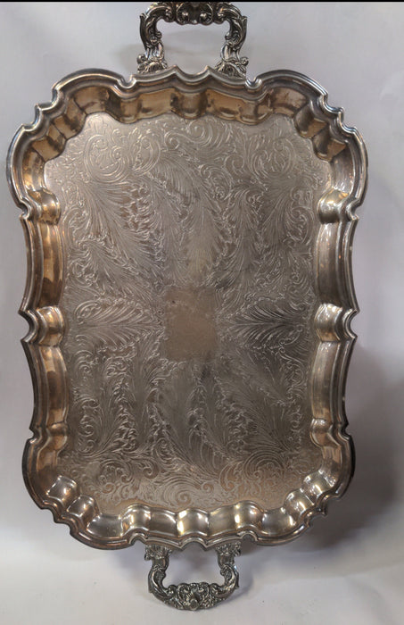 LARGE SILVER PLATE TRAY