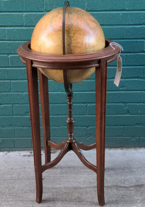 1930'S WORLD GLOBE ON FLOOR STAND