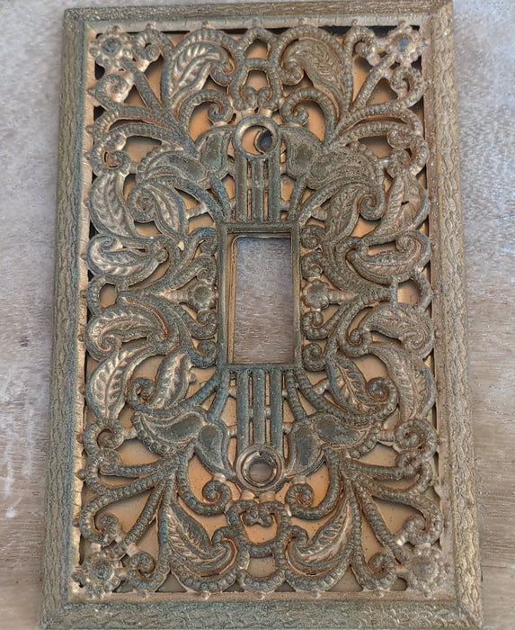 FILIGREE METAL SWITCH COVER