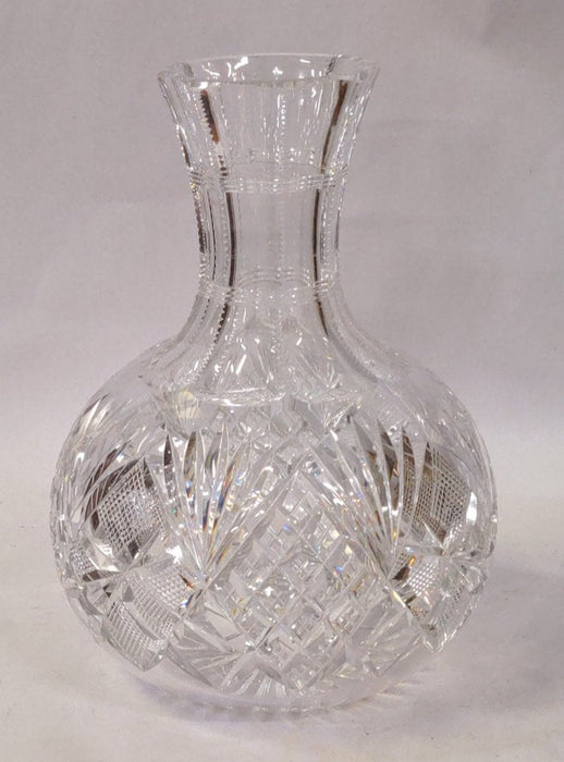 CRYSTAL WATER DECANTER OR VASE