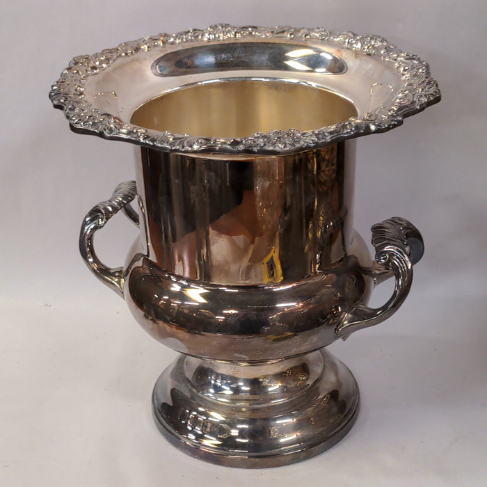 FANCY SILVER PLATE WINE CHILLER