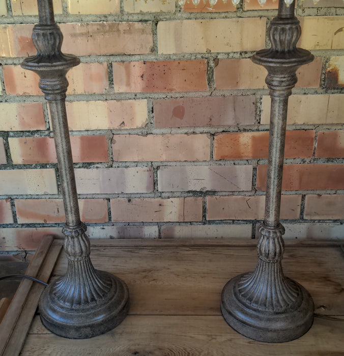 PAIR OF NOT OLD BUFFET LAMPS