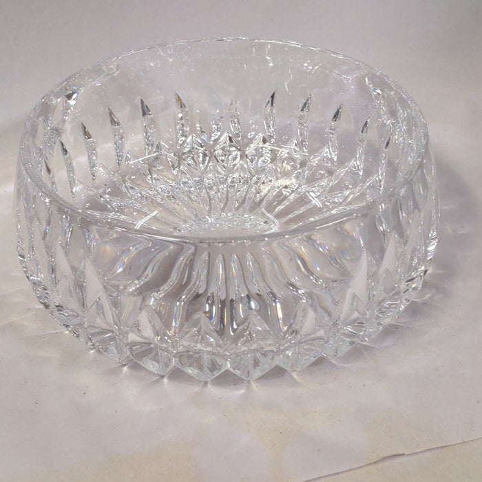 LOW CRYSTAL FLUTED BOWL