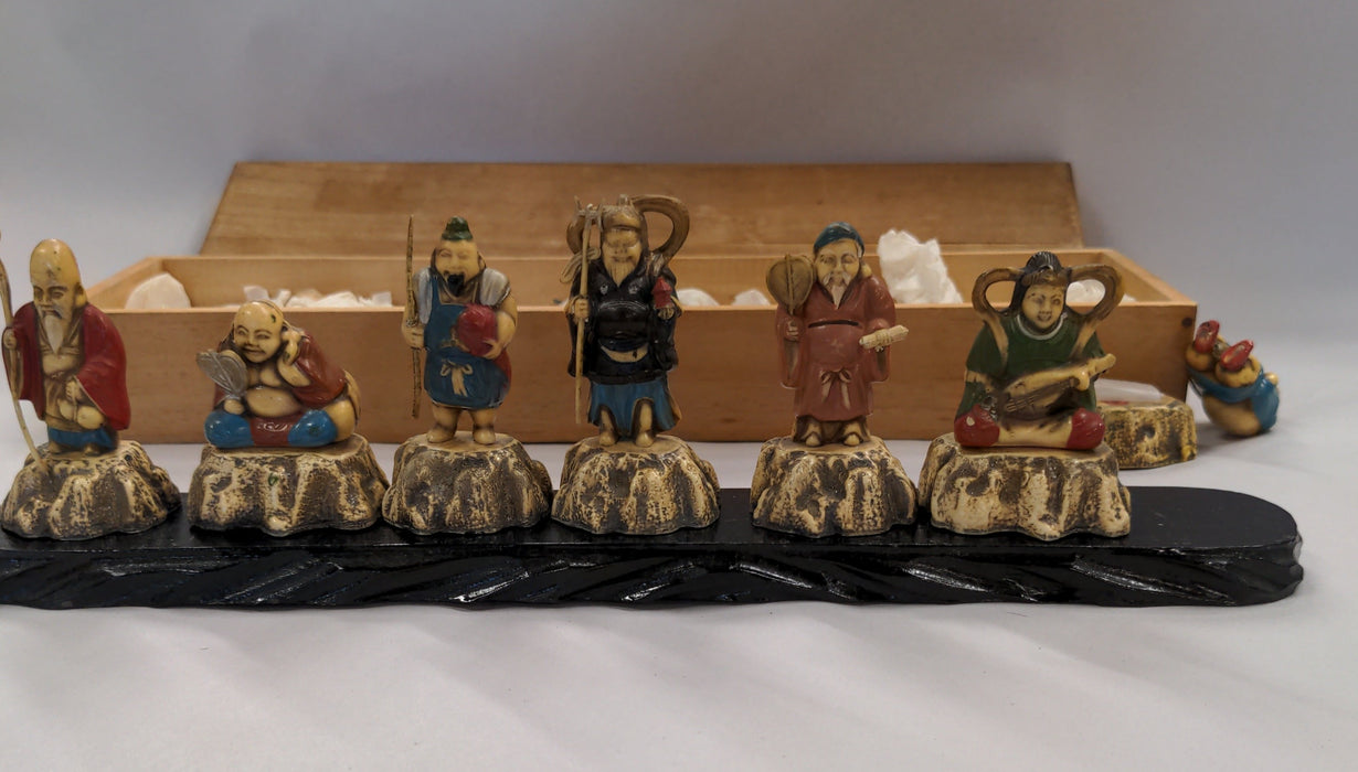 SET OF SEVEN IMMORTALS AS FOUND
