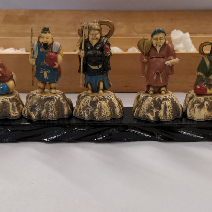 SET OF SEVEN IMMORTALS AS FOUND