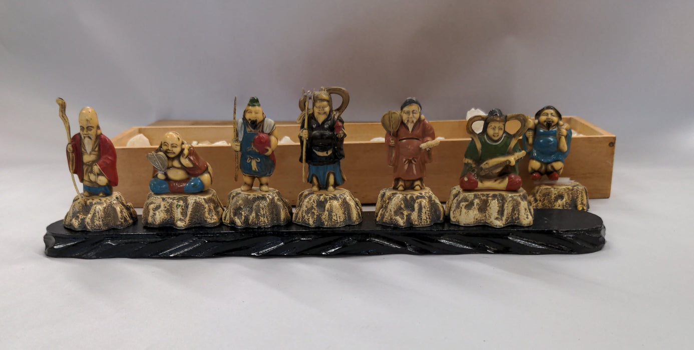 SET OF SEVEN IMMORTALS AS FOUND