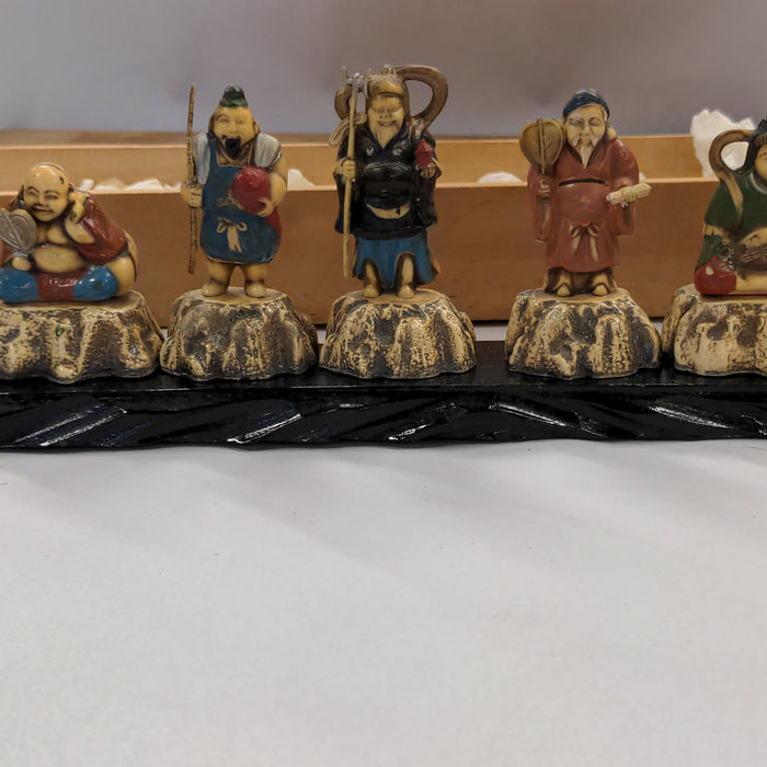 SET OF SEVEN IMMORTALS AS FOUND