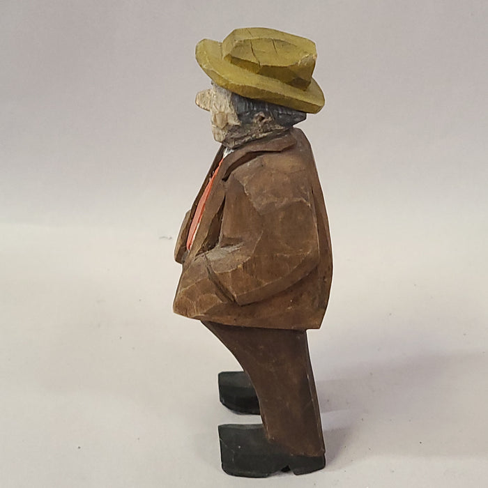 SMALL CARVED WOODEN MAN