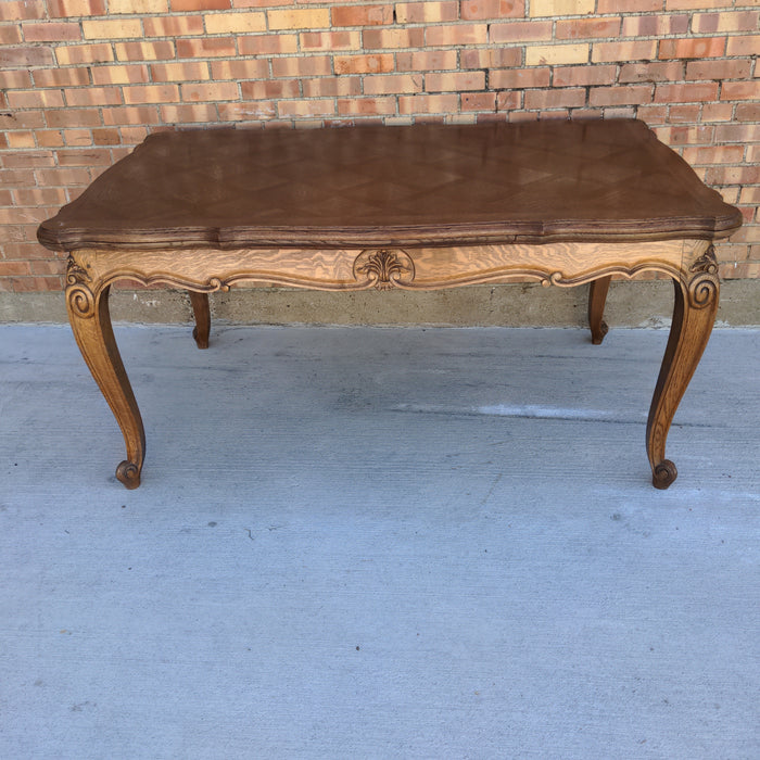 LOUIS XV OAK DRAW LEAF TABLE