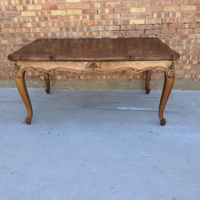 LOUIS XV OAK DRAW LEAF TABLE