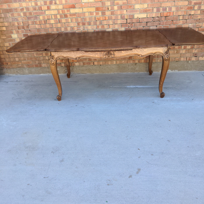 LOUIS XV OAK DRAW LEAF TABLE