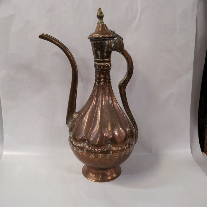 LARGE COPPER TEAPOT