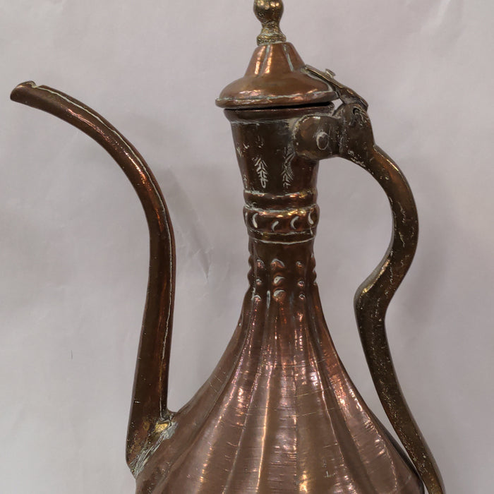 LARGE COPPER TEAPOT