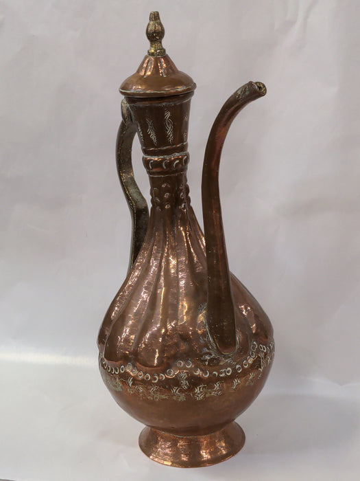 LARGE COPPER TEAPOT