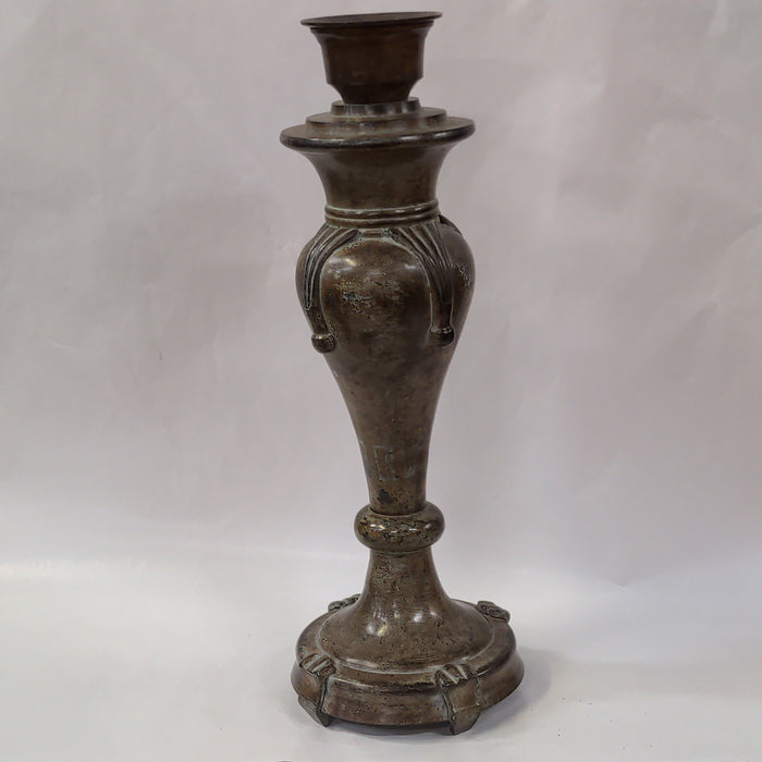 TALL METAL URN-SHAPED CANDLESTAND