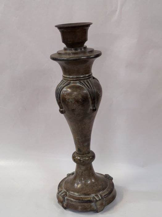 TALL METAL URN-SHAPED CANDLESTAND