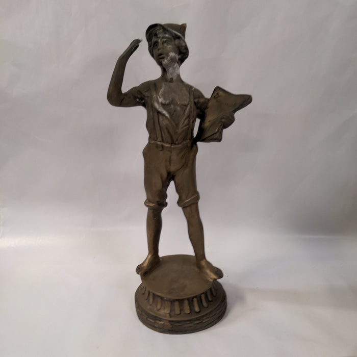 BRASS STATUE OF A BOY