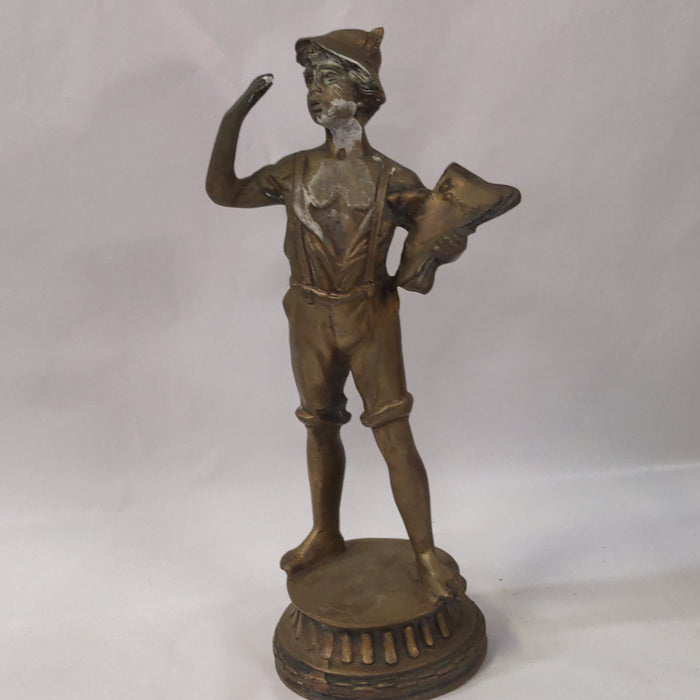 BRASS STATUE OF A BOY