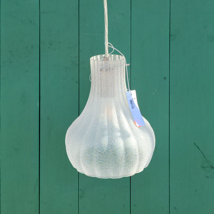 WHITE FROSTED GLASS HANGING LAMP