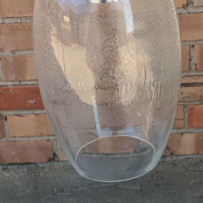 ETCHED GLASS HANGING LAMP