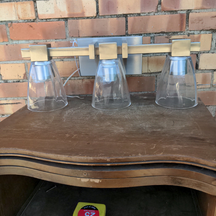 THREE LIGHT NICKEL AND GOLD BOSCO'S