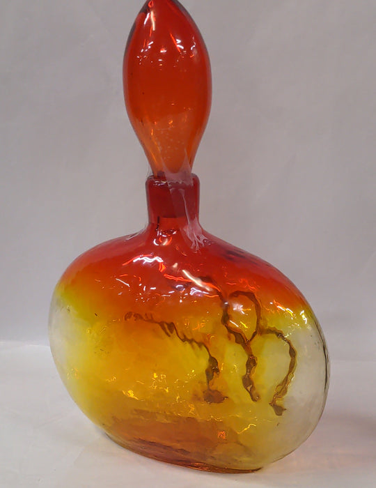 BLENKO GLASS AMBERINA DECANTER