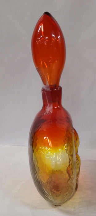 BLENKO GLASS AMBERINA DECANTER