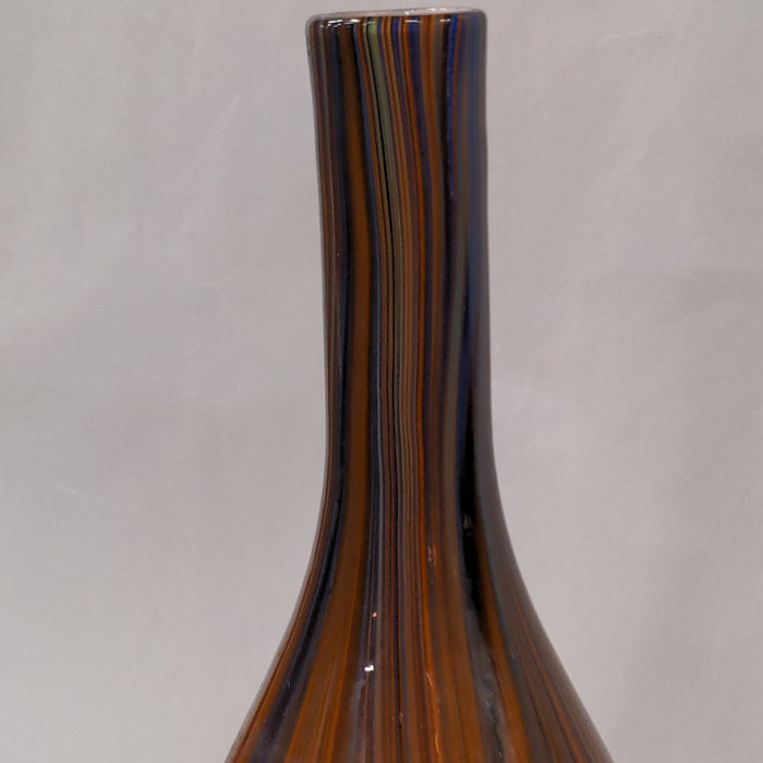 STRETCH STRIPED ART GLASS MURANO VASE