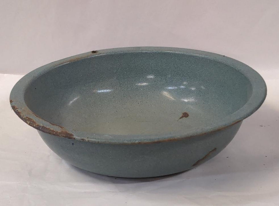 ENAMELWARE WASH PAN AS FOUND